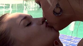 Beautiful Girls Feel Intense Passion in Lesbian Kissing and Muff Diving