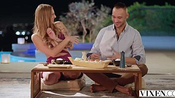 Vixen Curvy Beautiful Blonde Angel Young 18+S Gets Stretched Out By Friends Big Dick