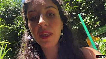 Cum on face in public?