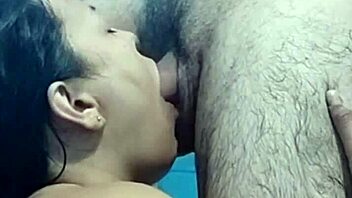 Homemade Shower Deep Throat With Stepfather's Monster Cock