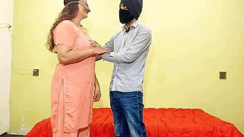 desi indian bhabhi gets fucked hard in doggystyle by father in law with hindi audio.