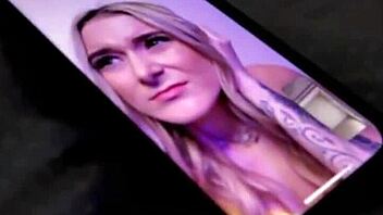 Small tits blonde stepsister rides huge cock stepbrother in POV family fuck