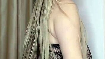 Milf with big natural tits in transparent clothes?