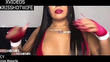 A Naughty Christmas Present From Brazilian Wife Kriss Hotwife With Her Big Tits And Ass For You