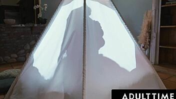 Lily Starfire seducing stepdaddy for sneaky fuck