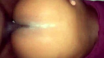 fat bbw takes bareback backshot from huge cock