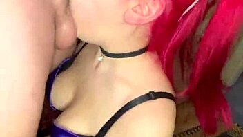 Cute teen gets facefucked, rims balls, and drinks sperm 😏