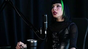 blonde teen in cosplay compilation with sheer red outfits