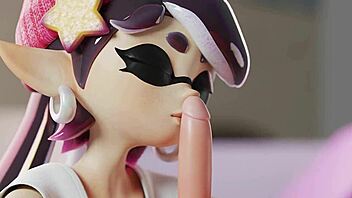 two cute chicks eating and riding cock in wild 3d action! 🍆