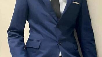 Hot daddy jerking off busts thick load 😏