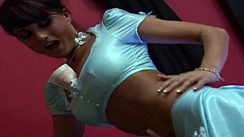 Amazing girls perform private strip-tease with teasing