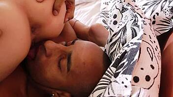 Skinny Girl Shocked by Big Black Cock Size!