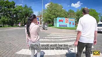 hunt4k young 18+ lovers cant leave the city so why girl gets fucked