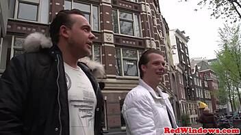 stunning dutch tourist adam gets pussy licked in 69 with blowjob and cum!