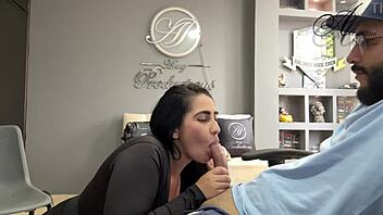 Colombian whore signs contracts but craves sucking big cock