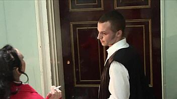 Stunning nineteen-year-old Elizabeth May takes it deep in her ass