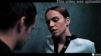 Redhead gets used in sex escape room