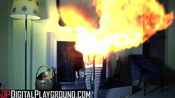 alessa savage gets punished by luke hardy with monster cock in garage