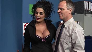 Busty Twin Secretaries Settle Office Dispute