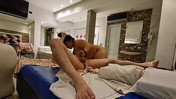 single argentine mommy rides without condom on halloween