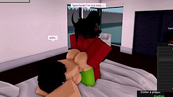 Demon fucks roblox hoe as girlfriend is watching