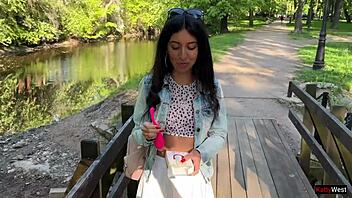 Friend Controls My Public Orgasms With Toy