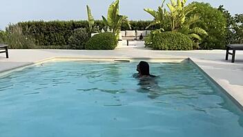 Latina Deepthroats Filoufit's Cock After A Bath!