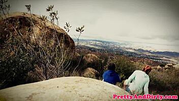 redhead milf model experiences taboo ffm threesome with anal assfucking in full glamour scene