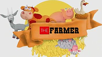 Beautiful latina in costume fight at farm.