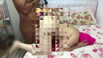 Black guy eats tight latina pussy