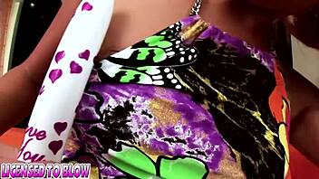 licensed to blow lillian in rough double penetration threeway with big cock assfucking and gaping slut