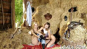 ravishing teen bawdy cleft licked in lesbian sex tape