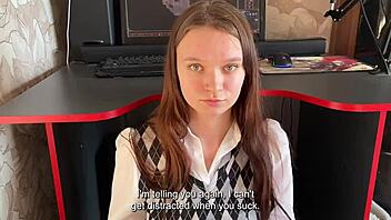 Stepdaughter Prevents Stepfather Play A Computer Game