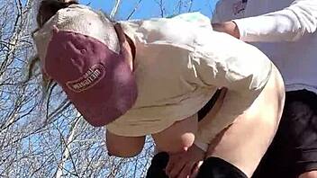 Caught Fucking In The Forest With Intense Emotions