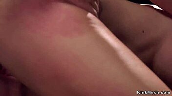 busty woman is tied up and roughly handled