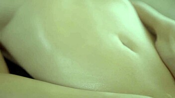Horny blonde milf oils up and masturbates her wet pussy with intense passion