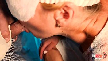 My step-sisters wanted to nap, but my cock woke up, fucked them and came in mouth.