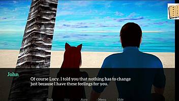 in my new family 48, the redhead teen with small tits gets erotic in homemade setting