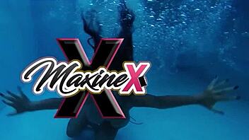 maxine loves swimming with big tits and ass