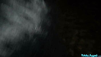 latina with juicy tits tempted into hardcore sex outdoors.