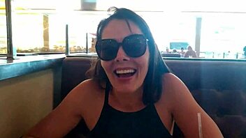 Girlfriend Loses Bet, Masturbates In Restaurant, Naked On Street