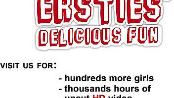 Wild lesbian threesome spanks and licks asses hard.