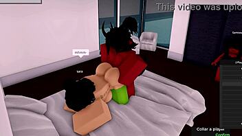 Demon fucks roblox hoe as girlfriend is watching