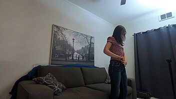 Hey, gracie mayy is doing this hardcore casting interview with brunette