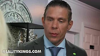 Petite ra gia dibella uses her thong to lure professor mick to drill her hungry pussy - reality kings