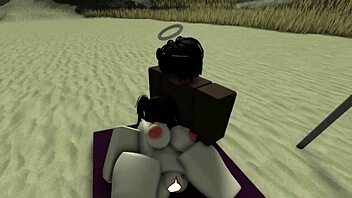 i am bitch getting blacked on beach with big tits creampie ass sex fucking tits big ass