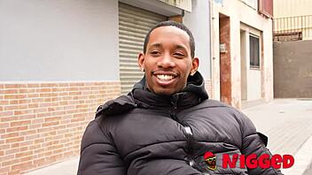 mature chloe funny EATS her first BLACK COCK in quickie doggystyle, fulfilling fantasies