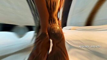 Mahara Brenda Masturbates With Toys In Anal And Pussy