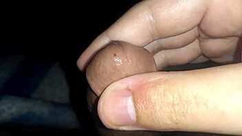 Latino hot cumload with massage technique in a solo session.