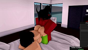 Demon fucks roblox hoe as girlfriend is watching